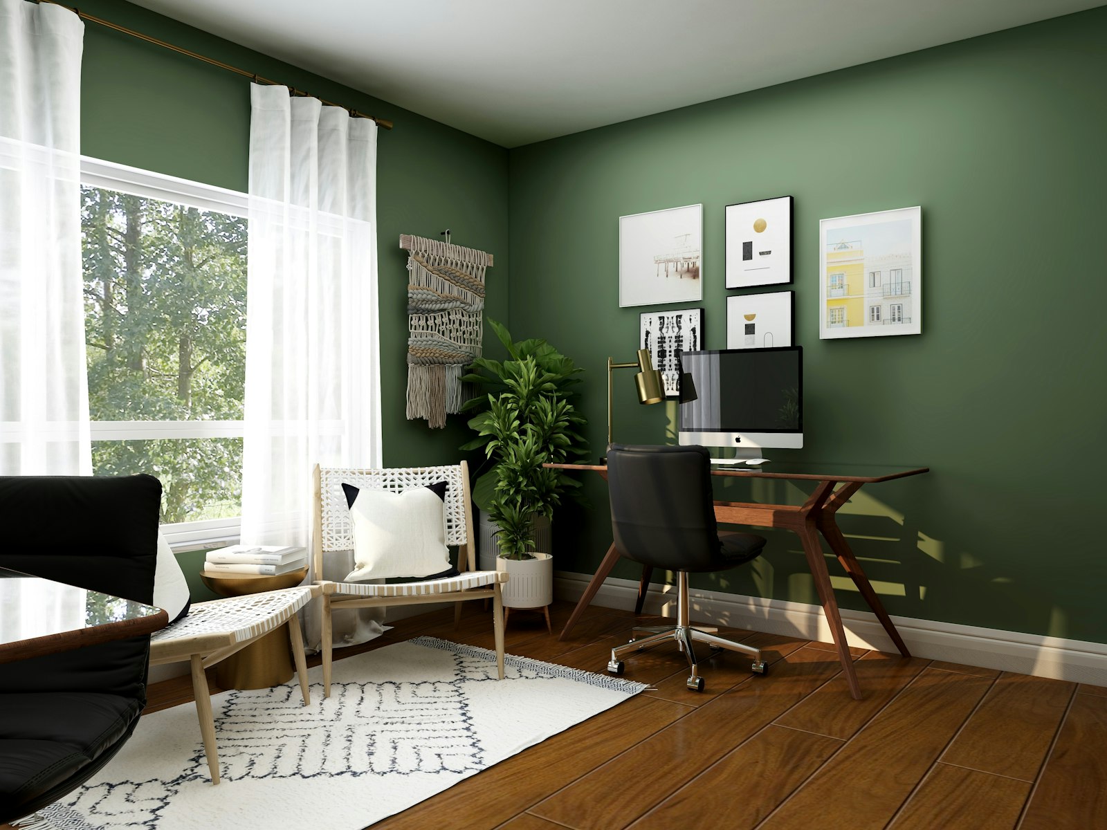 A calm, neutral interior showing the welcoming style Elora Dwellhome writes about